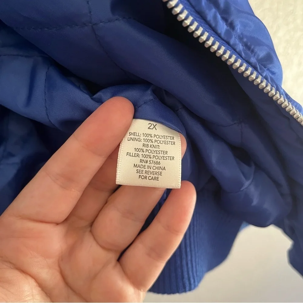 OUTER EDGE Womens Bomber Style Track Jacket Size 2X - Picture 8 of 9